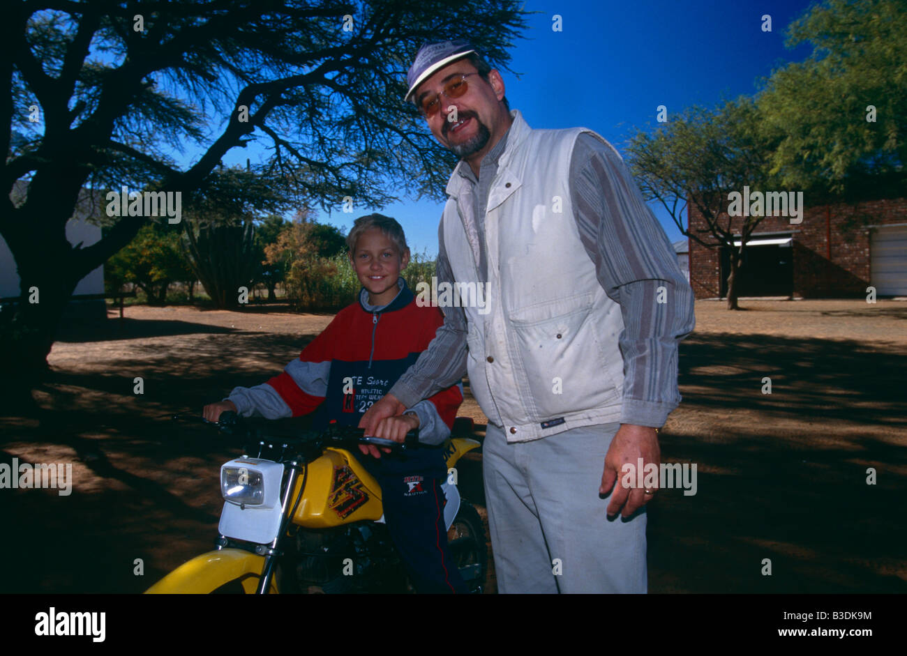 White family in South Africa Stock Photo - Alamy