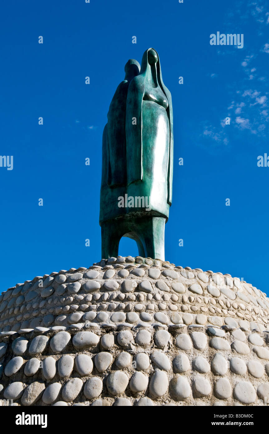 ZIHUATANEJO, Mexico Statue in downtown Zihuatanejo, Mexico. Plaque
