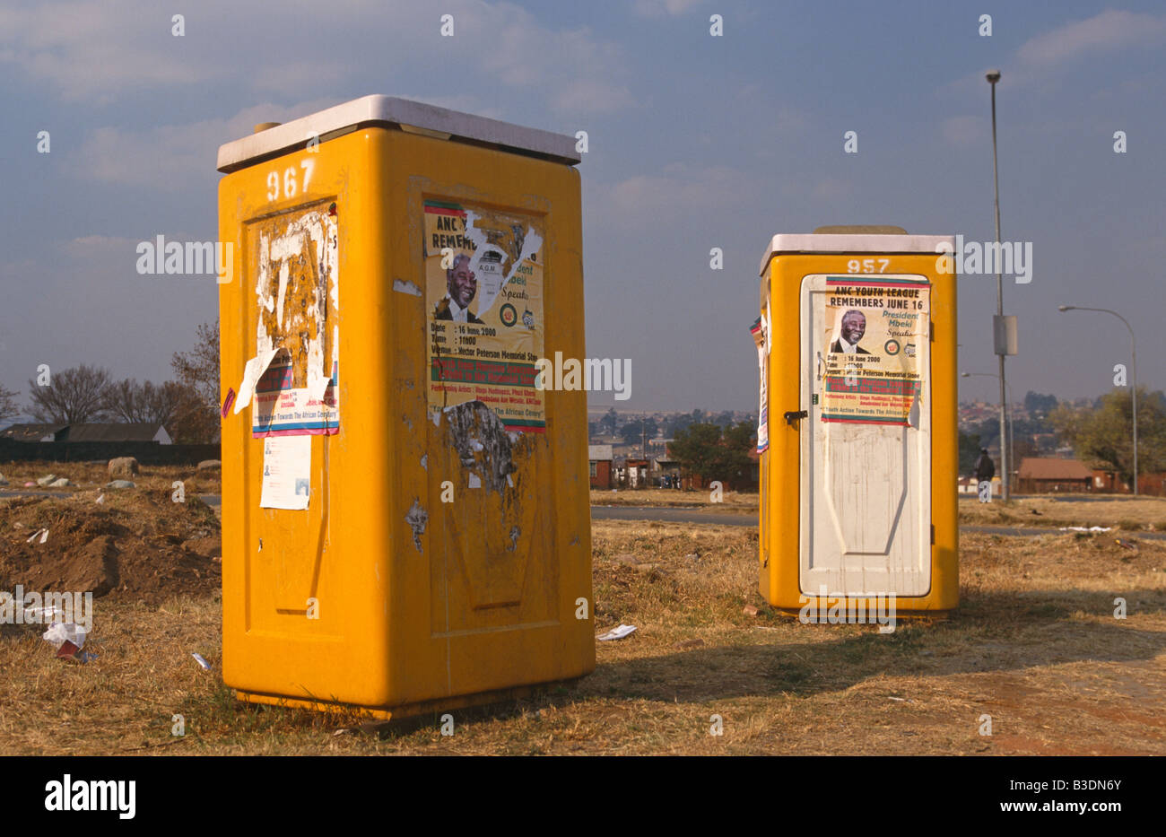 Outdoor public toilets in South Africa Stock Photo Alamy