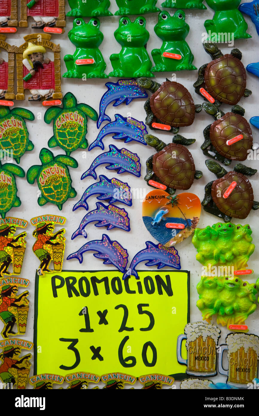 Souvenirs in the Mercado 28 in Cancun Mexico Stock Photo Alamy