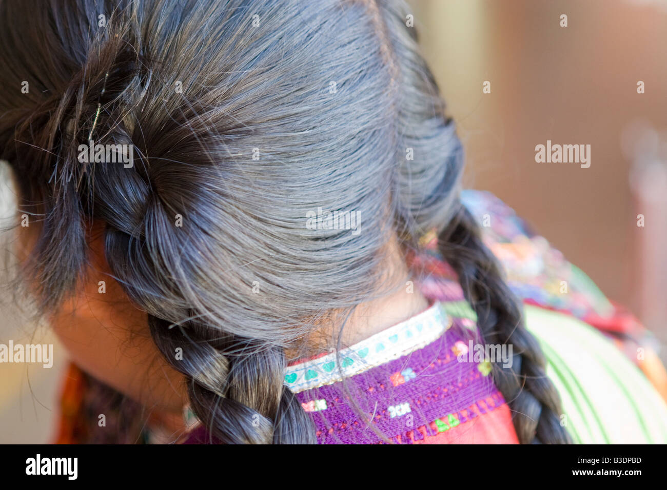 A mayan women in Huipil in Mexico Stock Photo