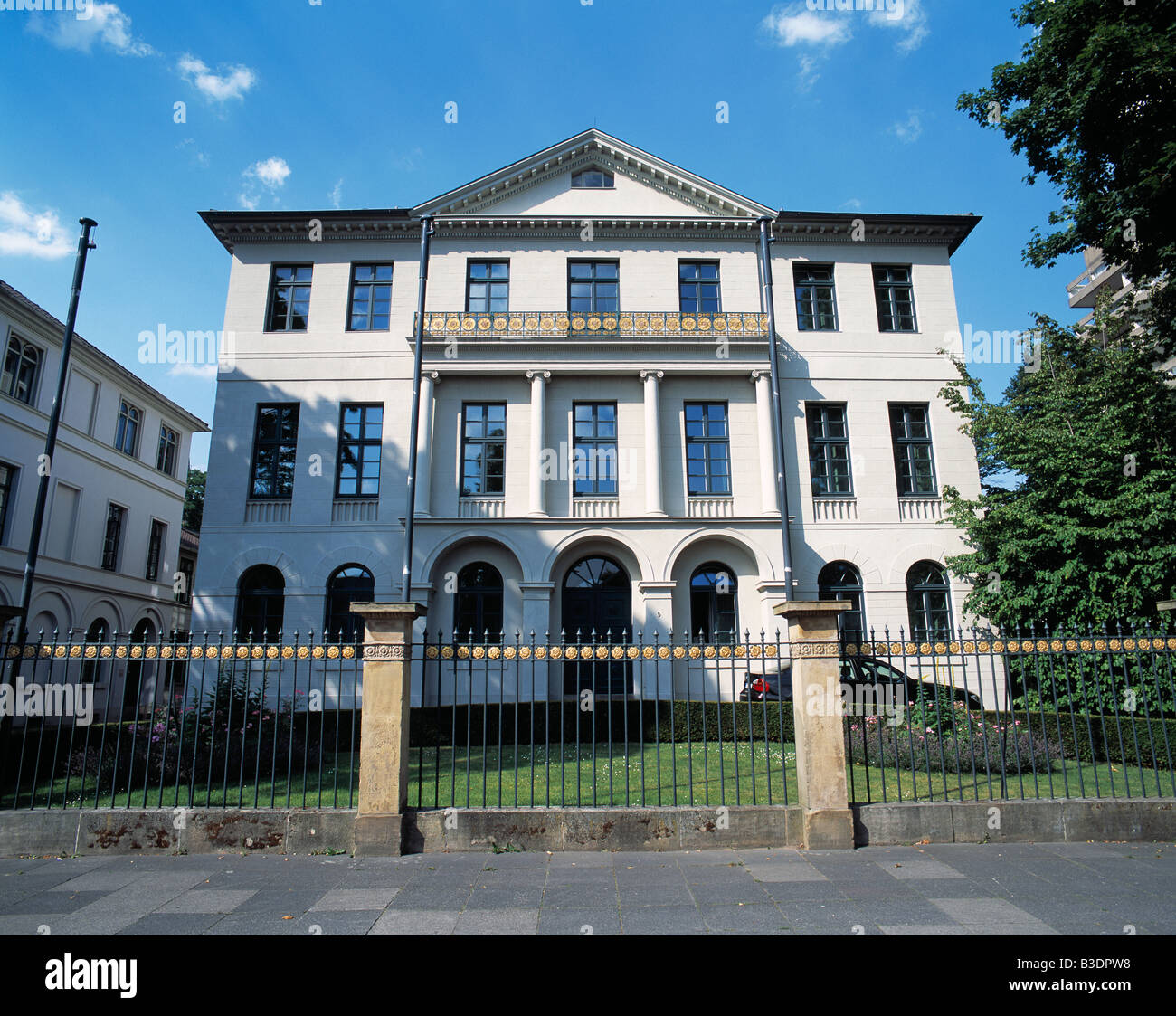 klassizistisches Laves-Haus in Hannover Stock Photo