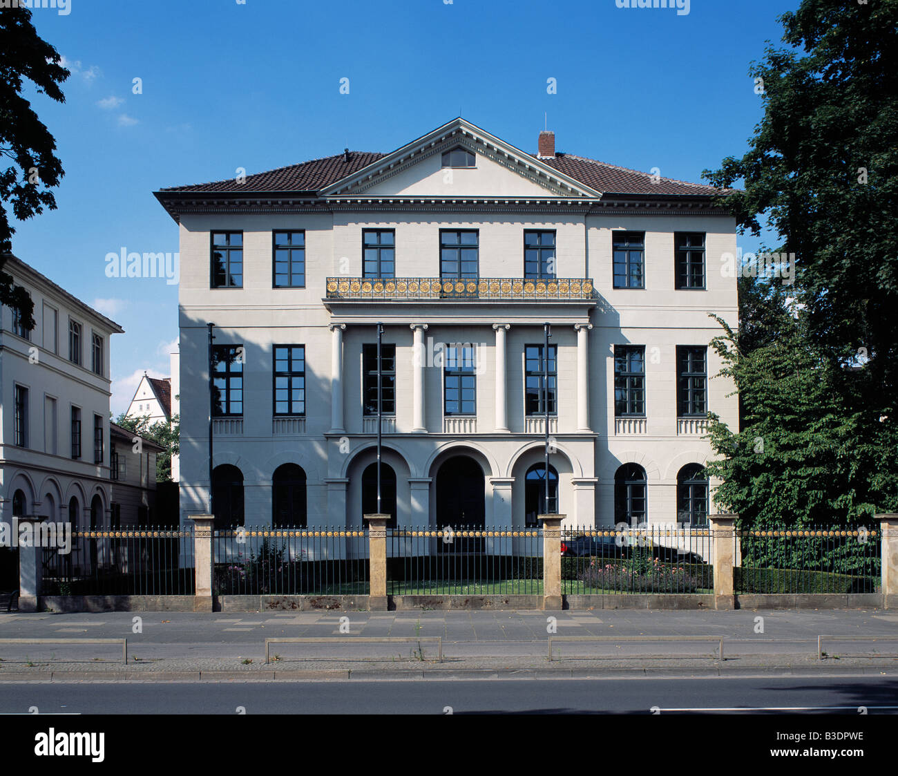 klassizistisches Laves-Haus in Hannover Stock Photo