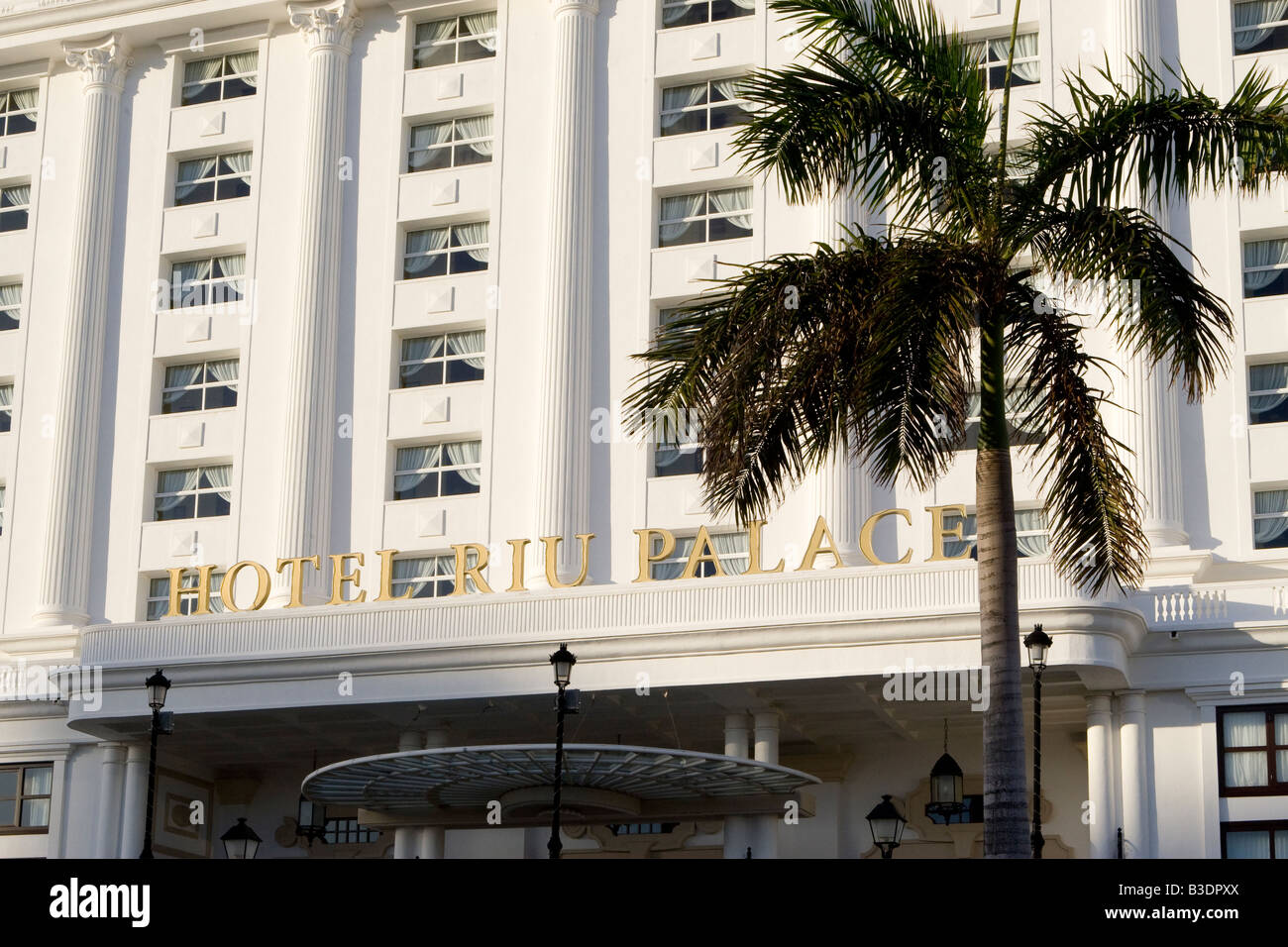 The Riu Hotel in Cancun Mexico Stock Photo