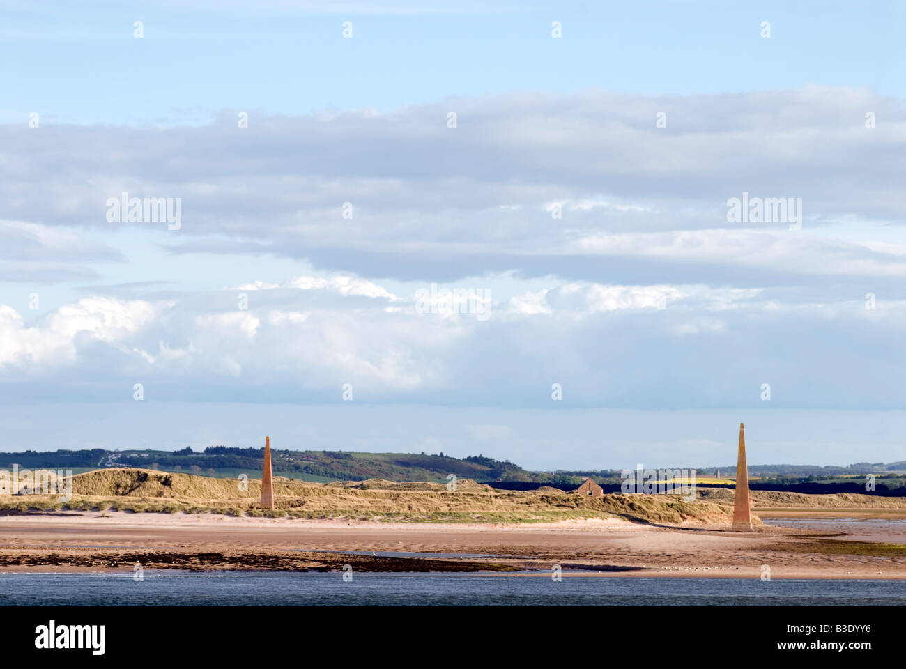 Old law beacons on guile point hi-res stock photography and images - Alamy