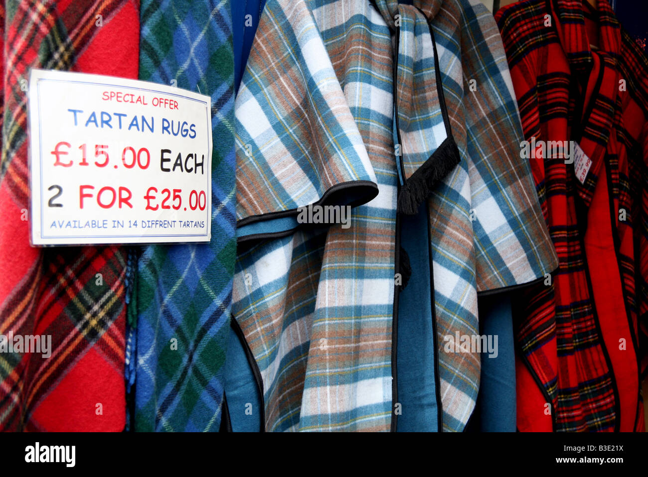 Edinburgh tartan hires stock photography and images Alamy
