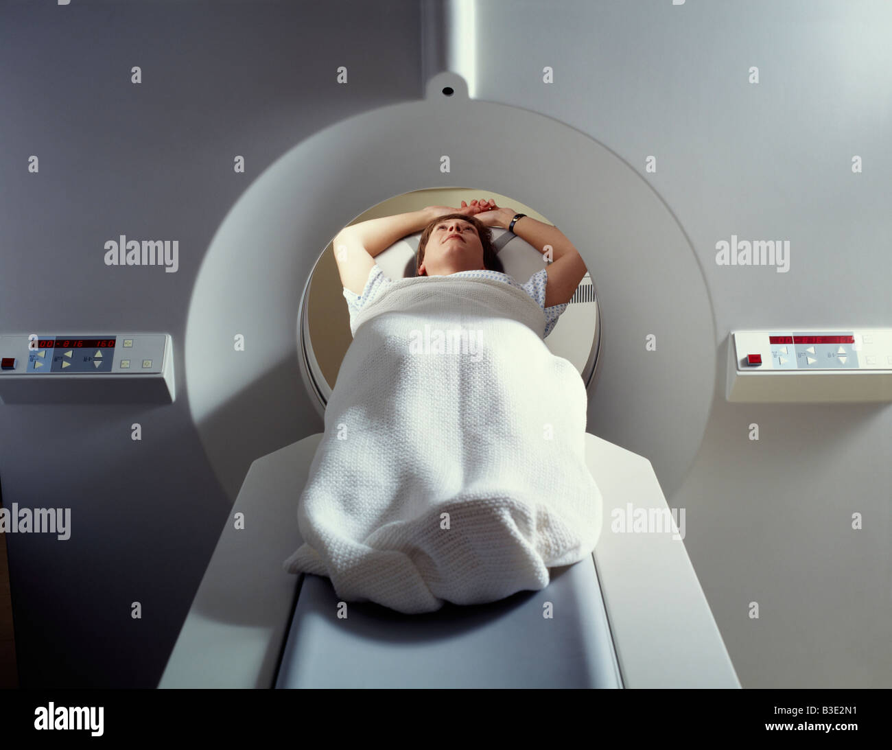 CT Scanner computerised tomography in use Stock Photo