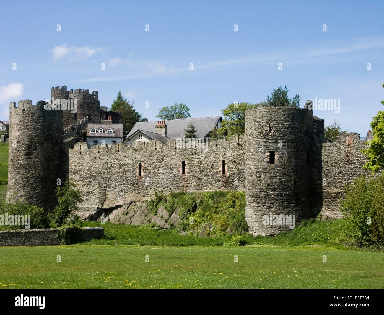 Mediaeval walled town of Conwy, North Wales Stock Photo