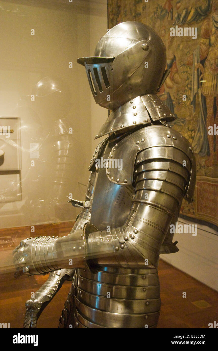 Three-Quarter Cuirassier Armor / 1605-10 Stock Photo