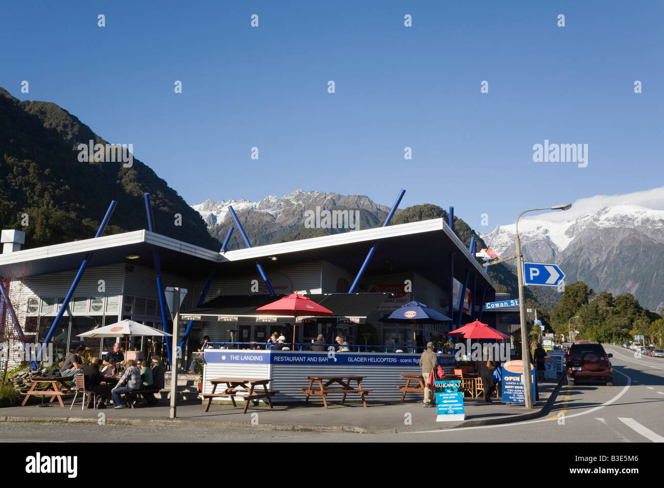 Franz josef town new zealand hires stock photography and images Alamy