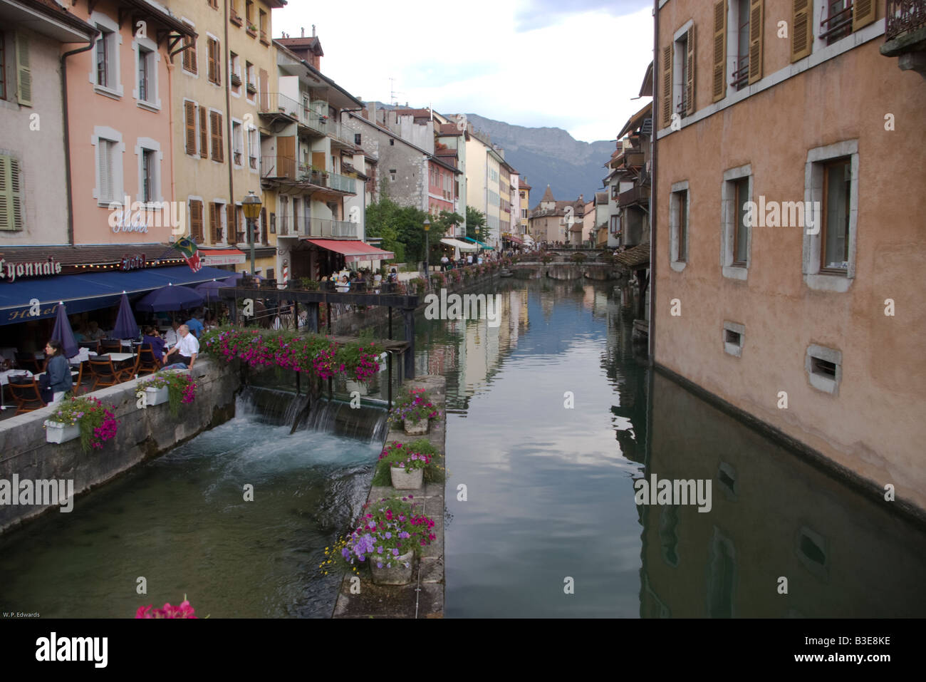 Quai de l' Eveche Annecy Stock Photo - Alamy