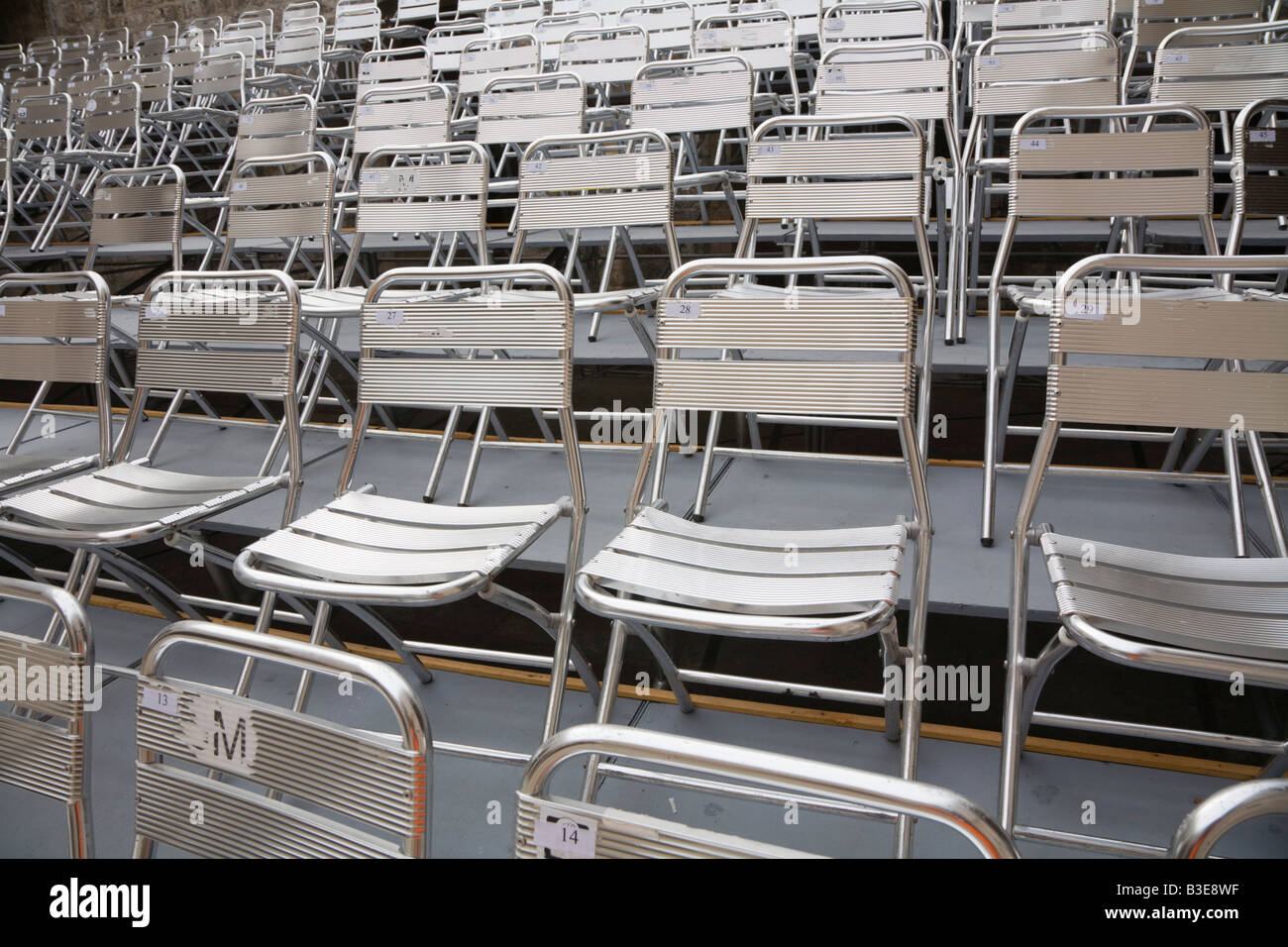 Seat rows, vacant Stock Photo Alamy