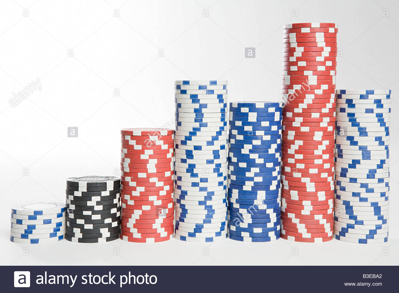 Piles Of Poker Chips Stock Photos & Piles Of Poker Chips Stock Images
