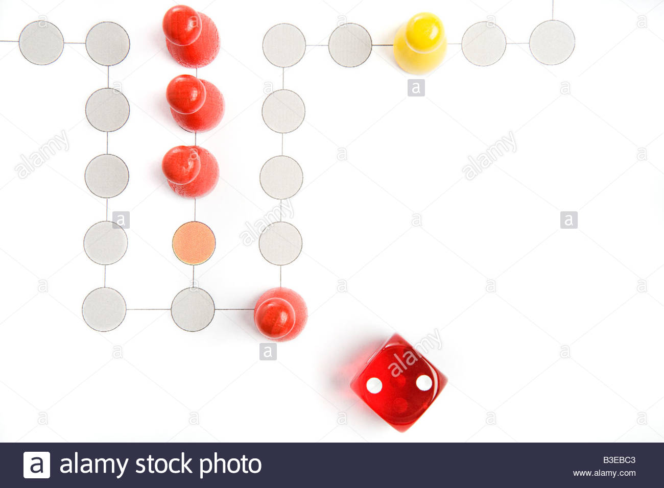 Game Of Life Board Game Pieces Stock Photos & Game Of Life Board Game