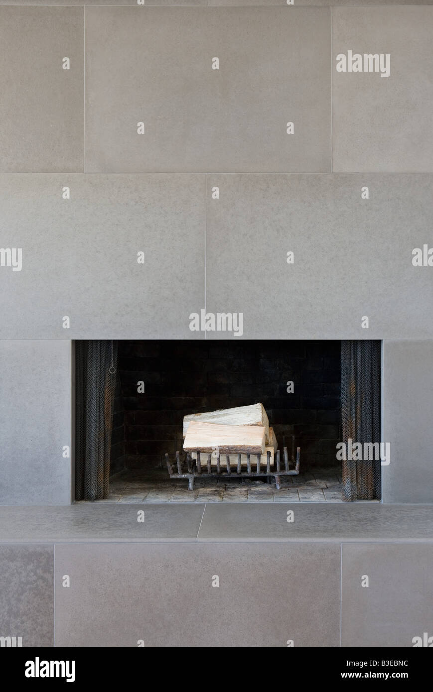 Rock fireplace hi-res stock photography and images - Alamy