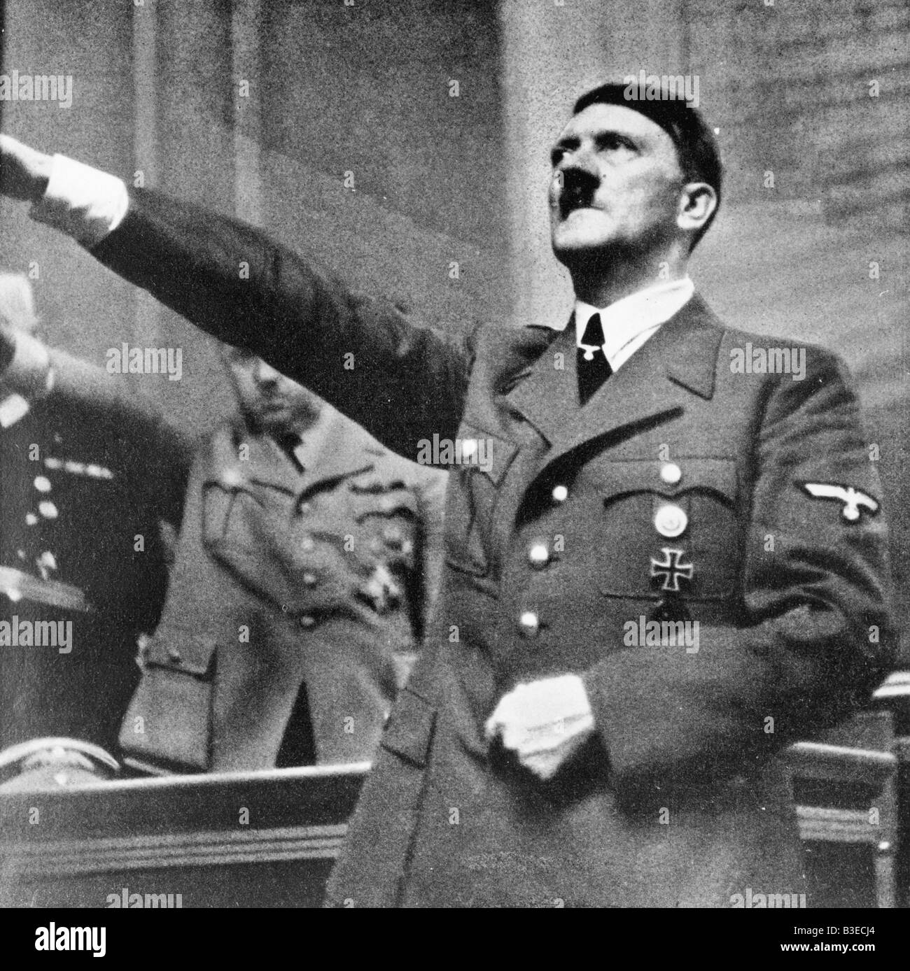 Hitler /Reichstag/War/1.9.1939. Stock Photo