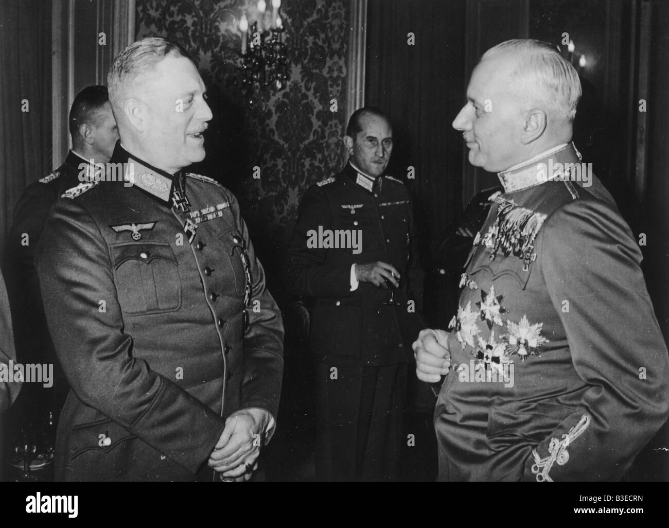 Keitel receives Hungarian War Minister Stock Photo