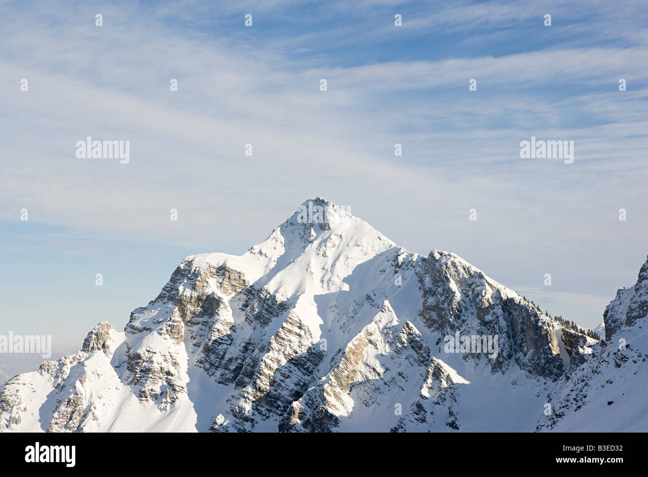A mountain peak Stock Photo