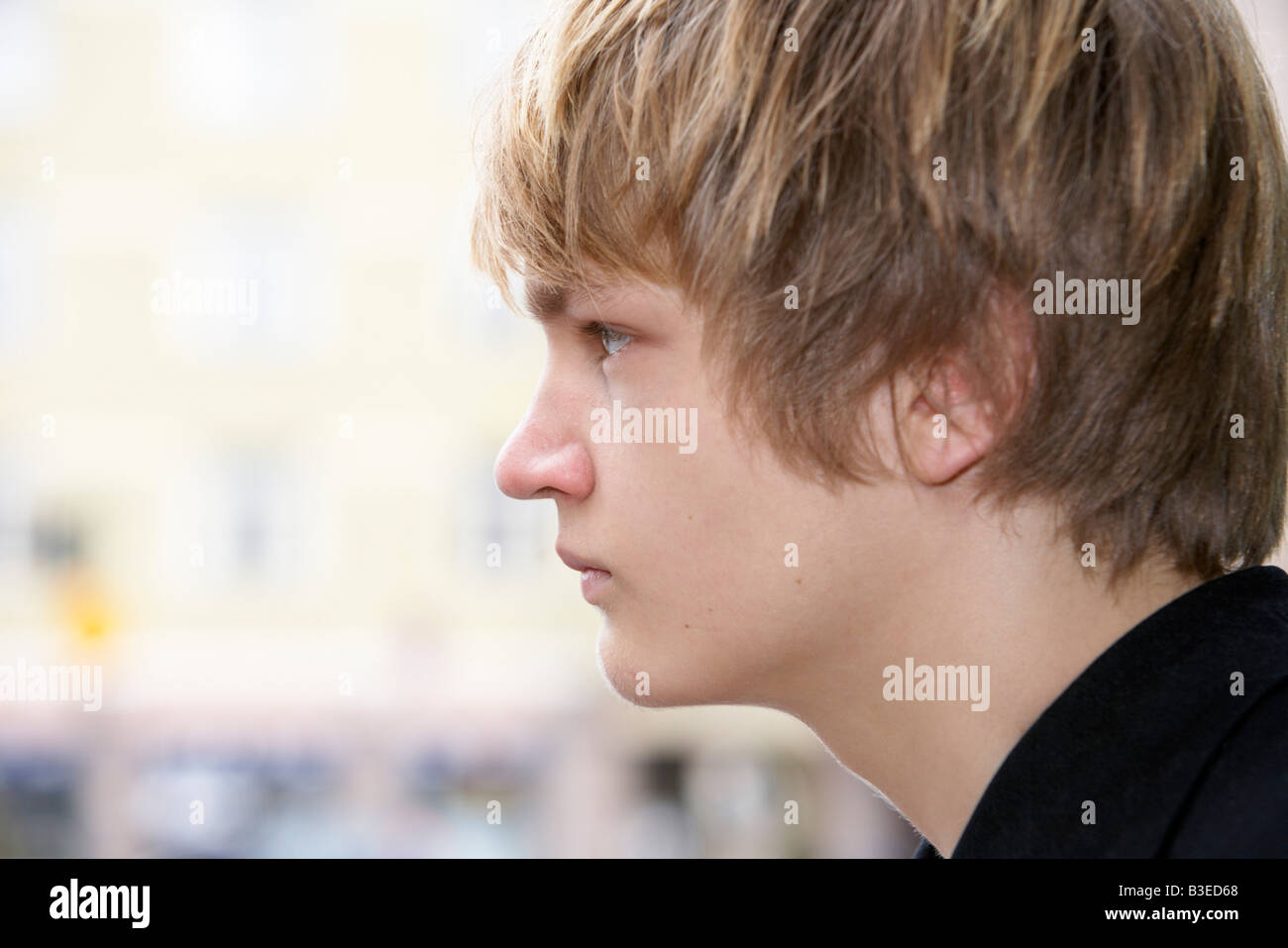 Teenage boy side profile, close-up headshot Stock Photo - Alamy Teenage boy side profile, close-up headshot Stock Photo - Alamy