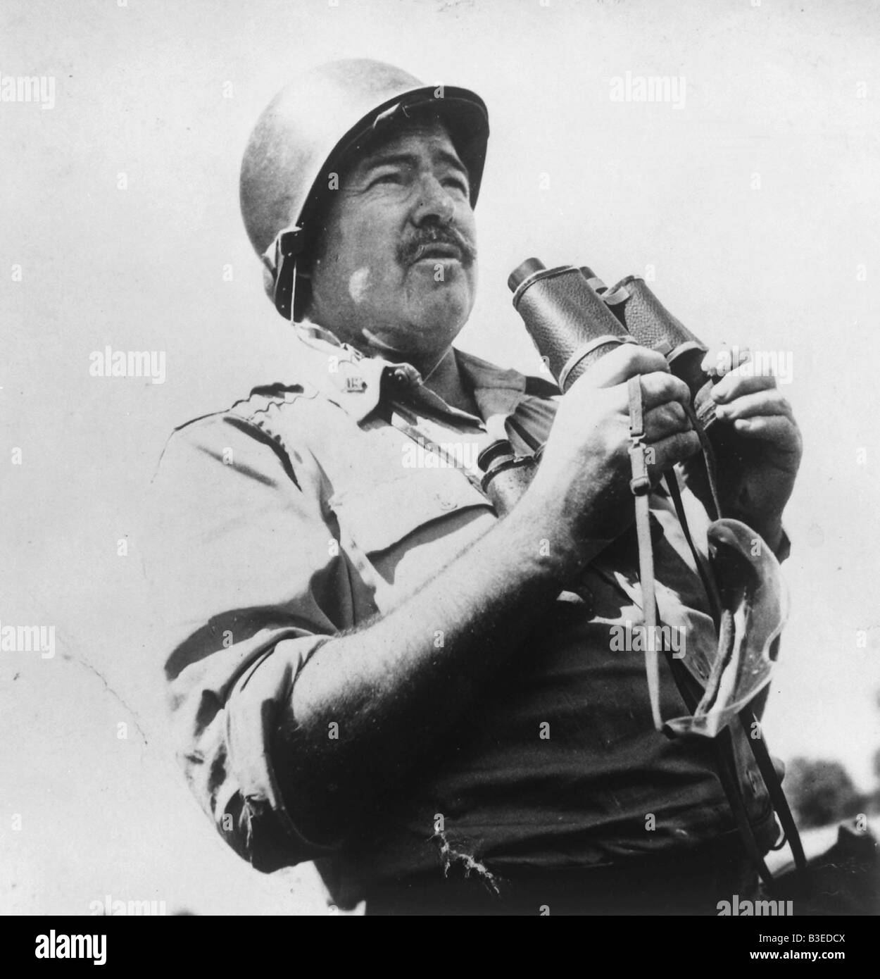 Hemingway in France / Photo / 1944 Stock Photo
