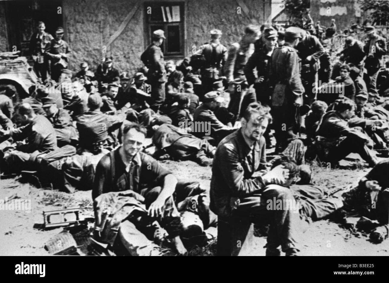 German POWs in Russia / WWII Stock Photo