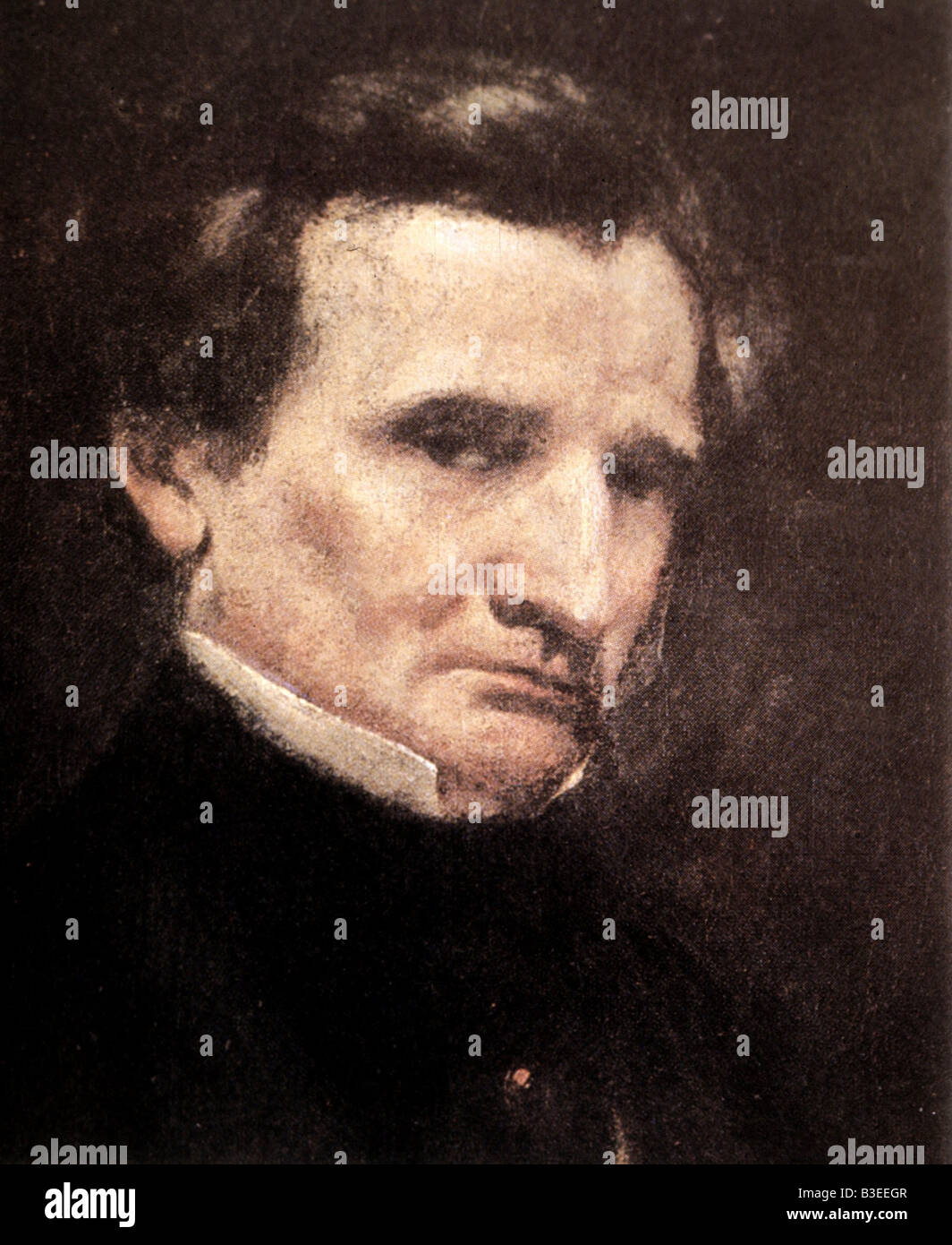 Berlioz, Hector Louis, 11.12.1803 - 8.3.1869, French Composer, portrait, painting, Stock Photo
