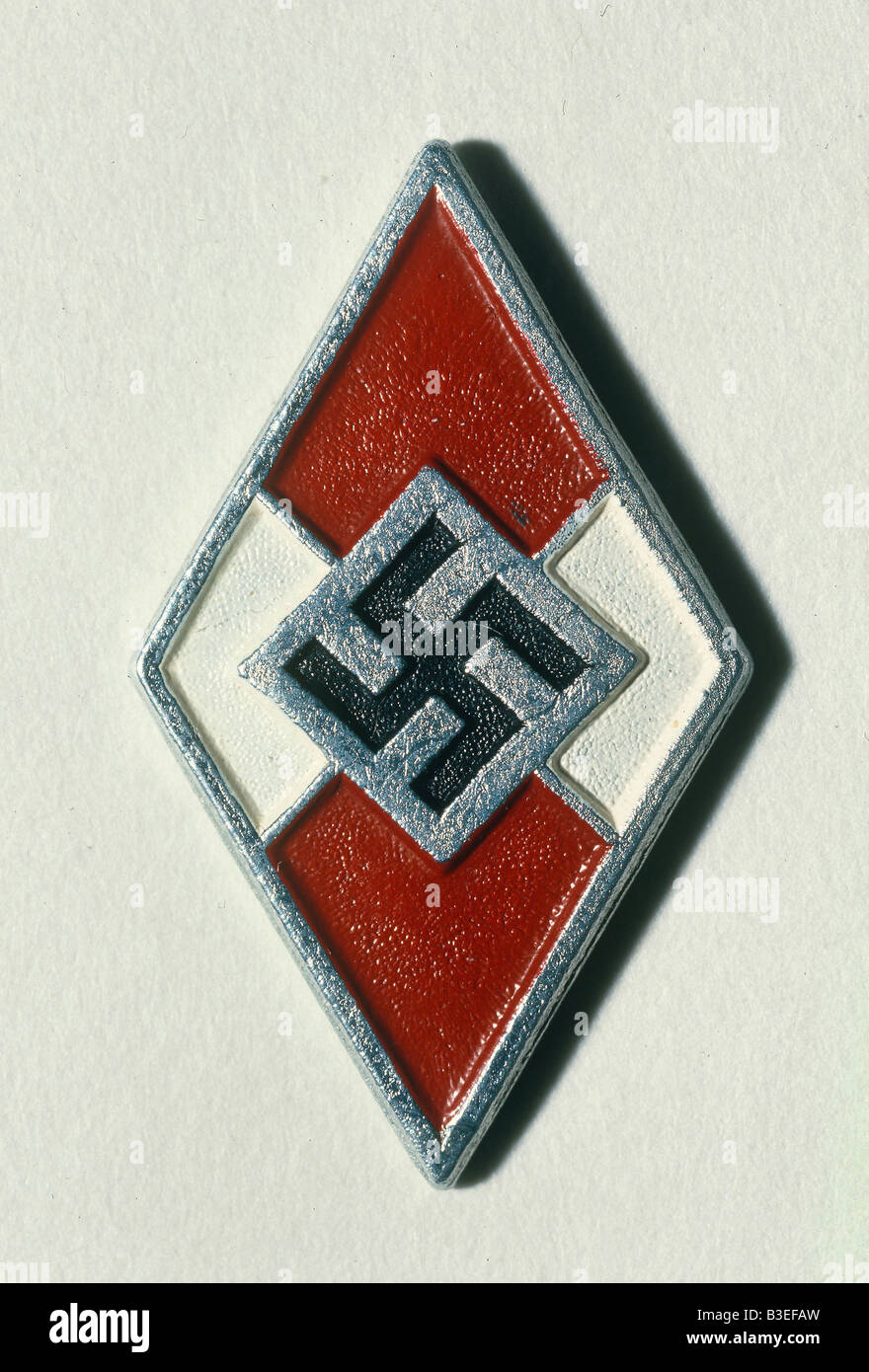 Hitler Youth Button. Stock Photo