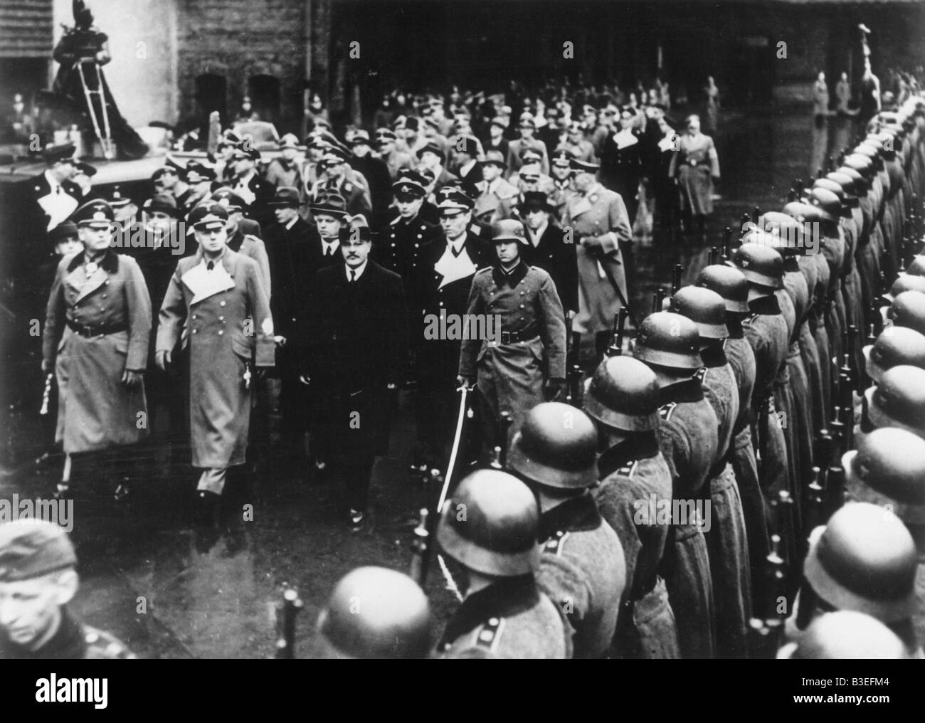 Molotov and Ribbentrop in Berlin 1940. Stock Photo