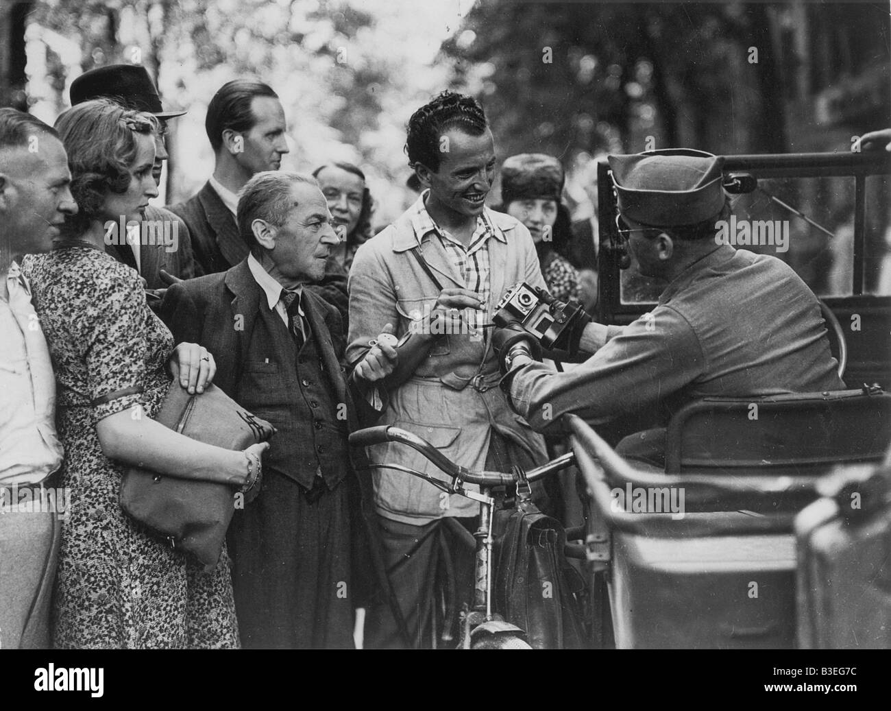 Bartering / Berlin / 1945 Stock Photo