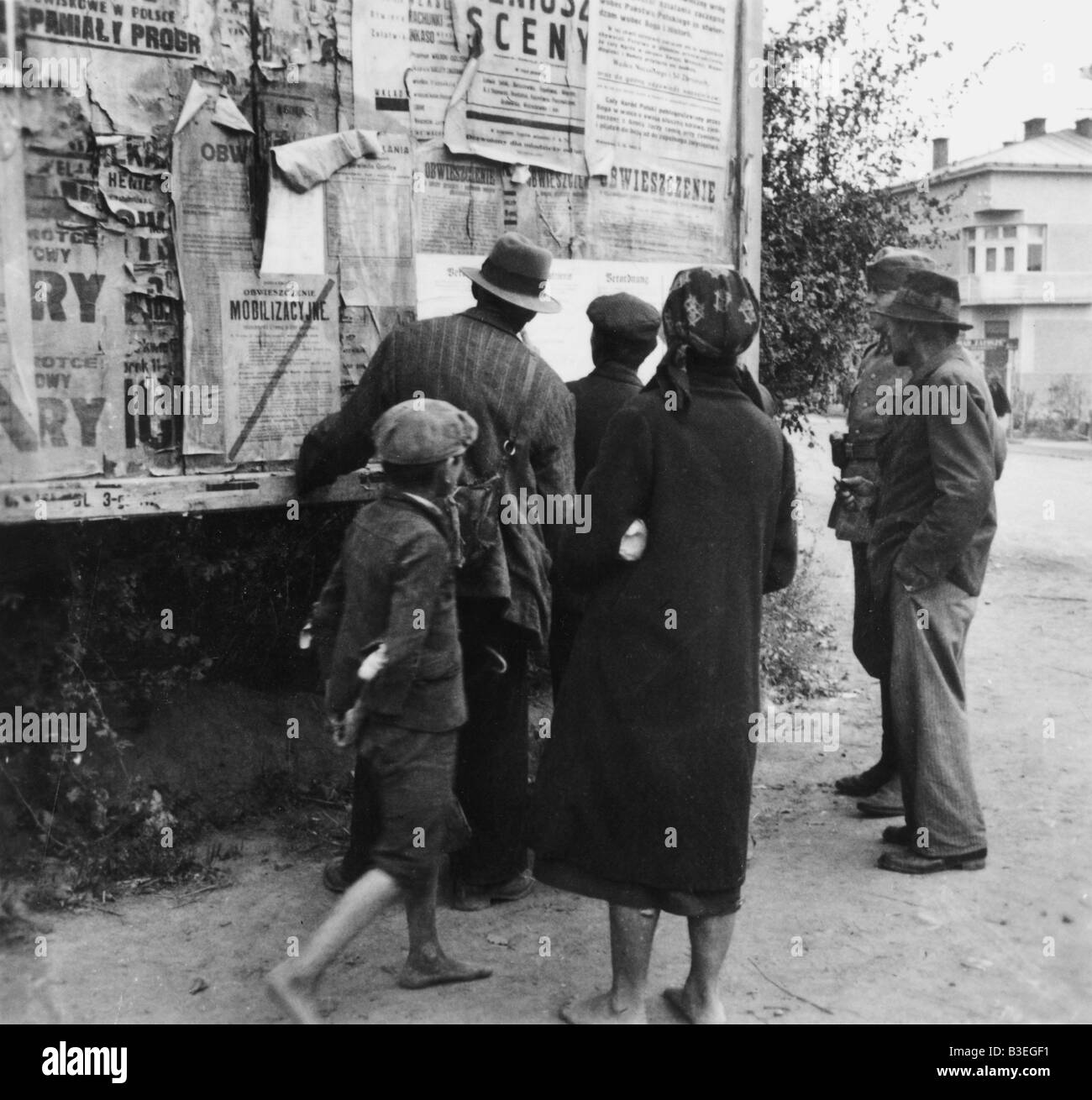 Polish People / Occupation / 1939 Stock Photo