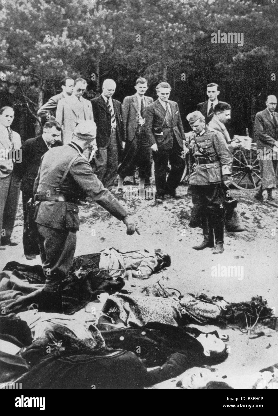 Victims of 'Bromberg Bloody Sunday',1939 Stock Photo