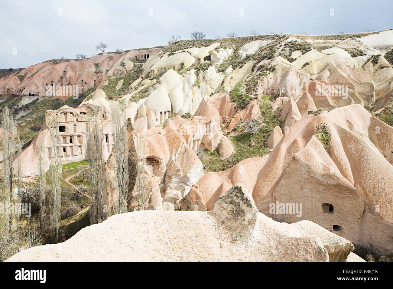 Cappadocia cave houses Stock Photo Alamy