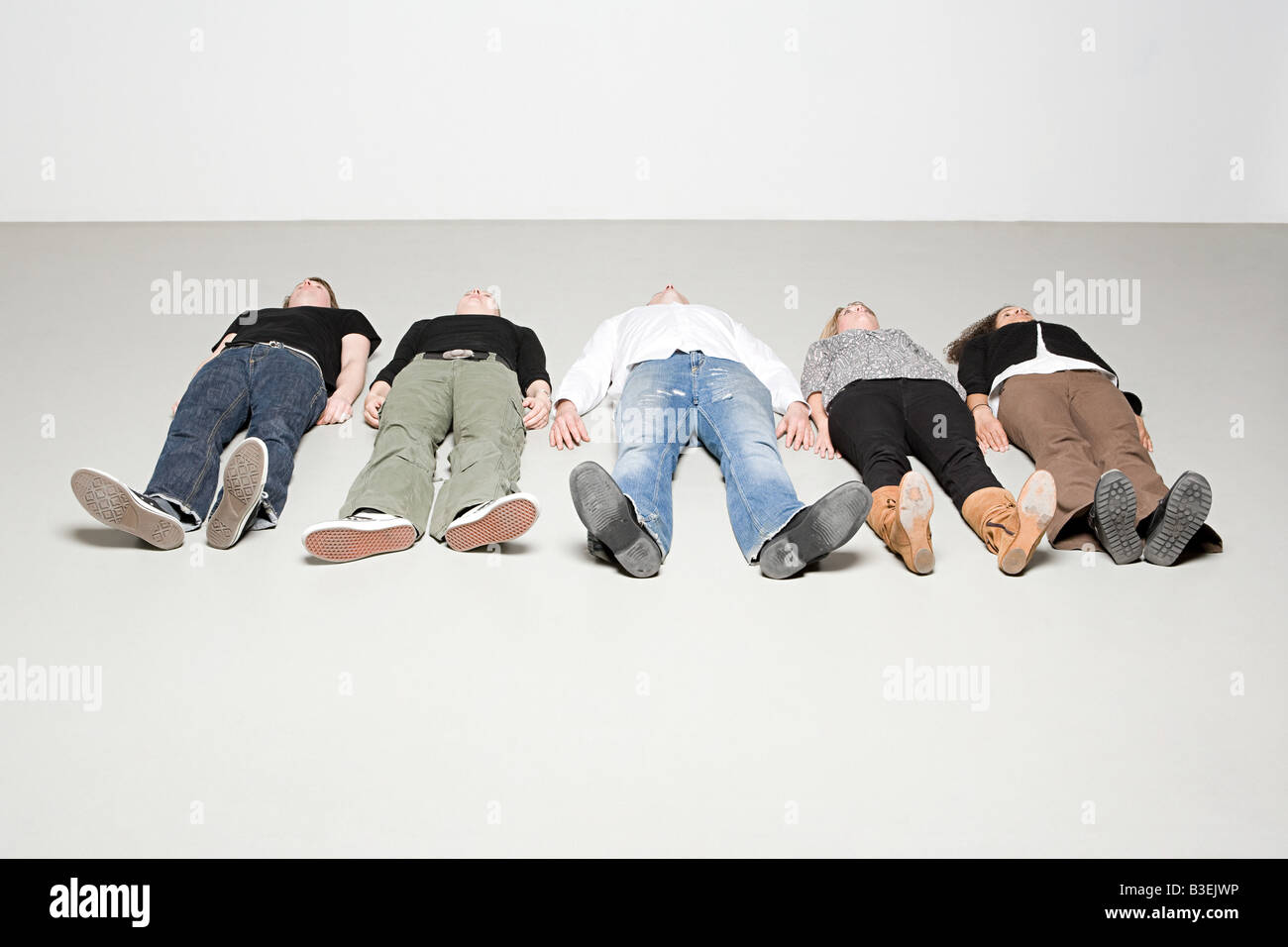 People lying down Stock Photo 19376498 Alamy