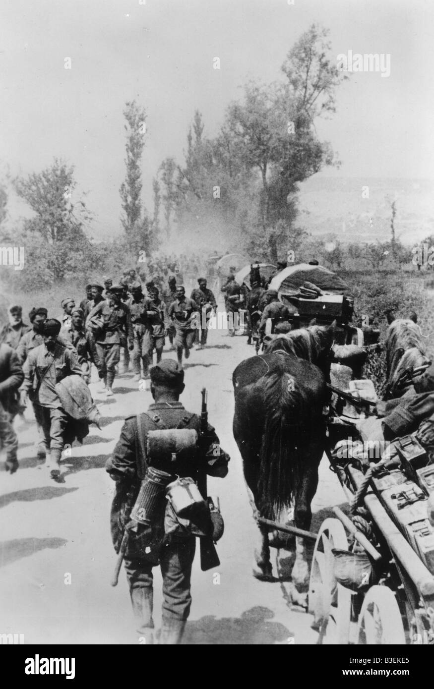 Wehrmacht approaches Sevastopol 1942 Stock Photo