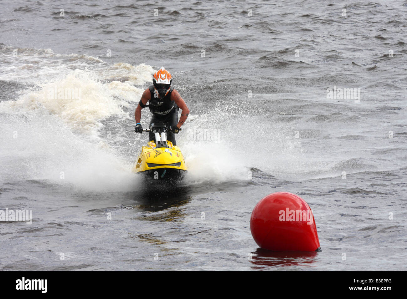 Jet ski racing Glasgow Stock Photo Alamy