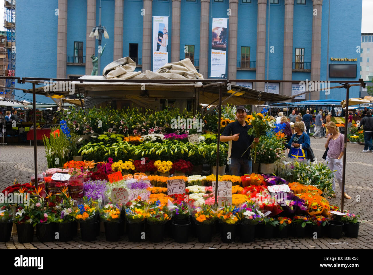 market square in central Stockholm Sweden Europe Stock Photo