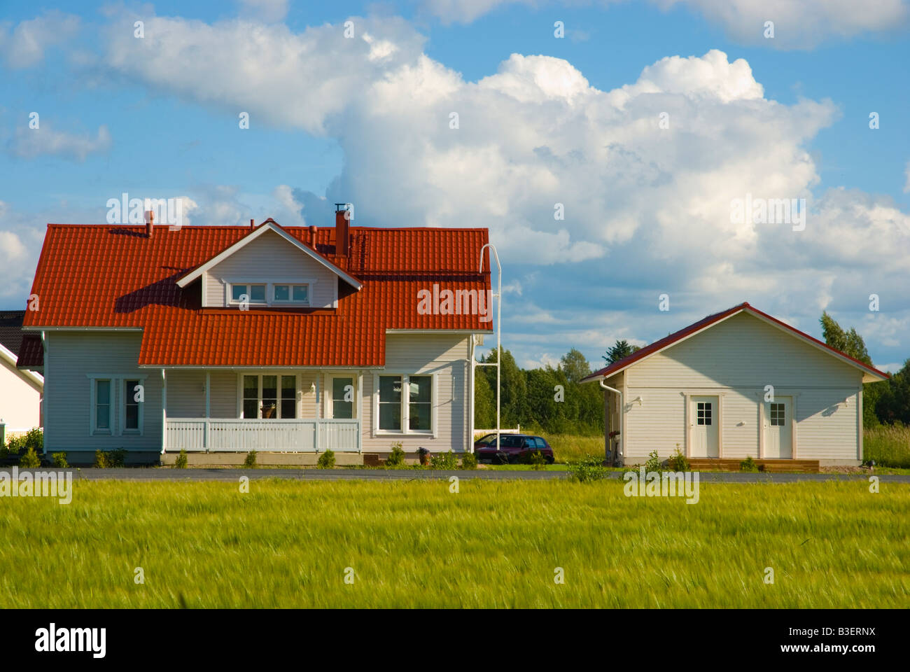 Modern Finnish House In Pori Finland Europe Stock Photo Alamy   Modern Finnish House In Pori Finland Europe B3ERNX 