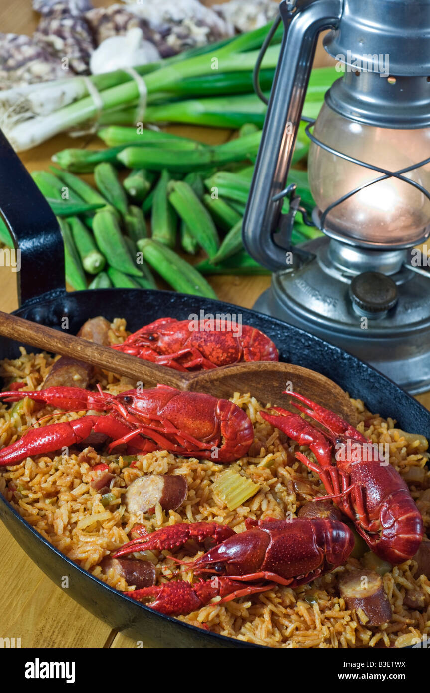 Jambalaya Food Louisiana USA Stock Photo Alamy