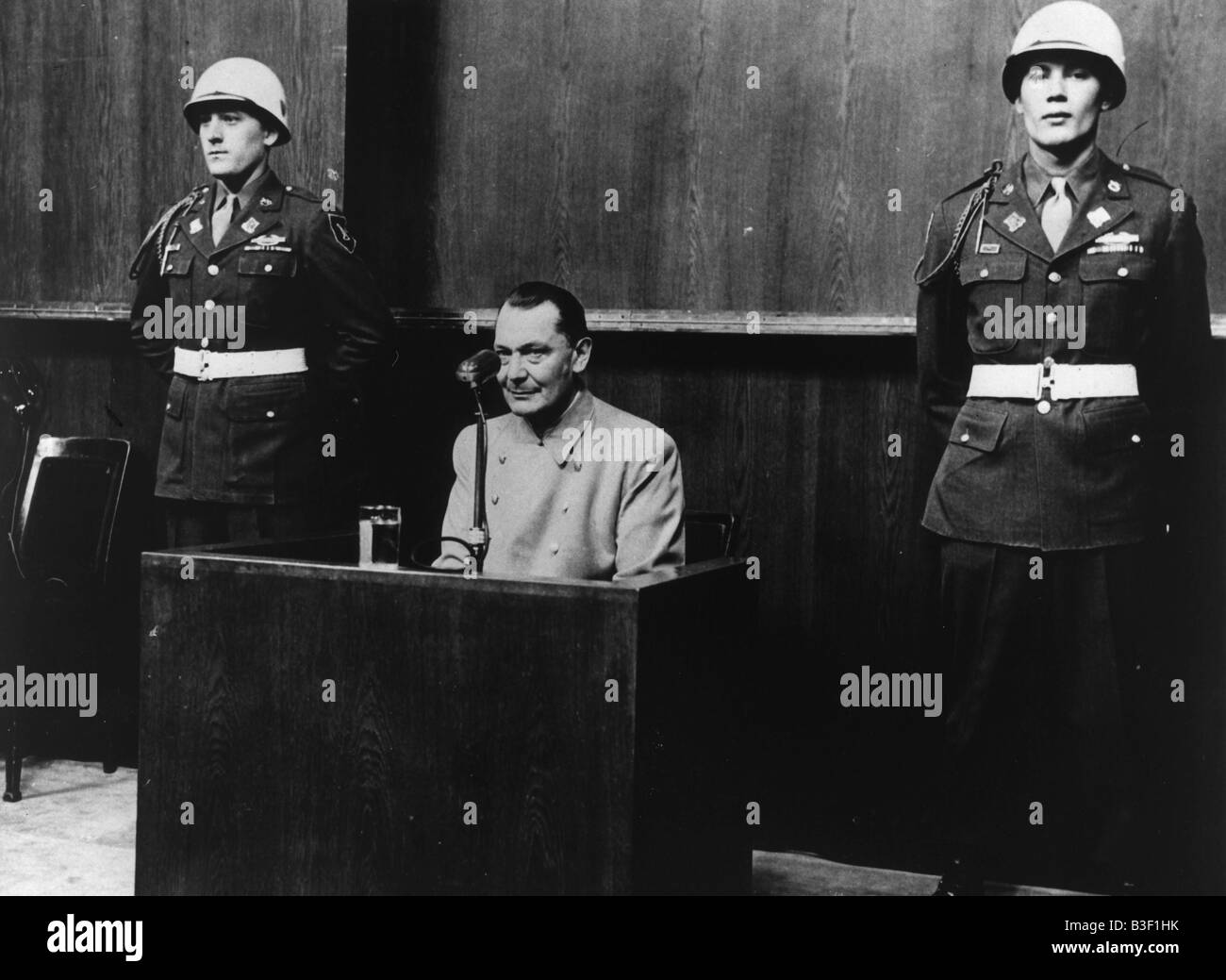 Nuremberg Trials, Hermann Goering. Stock Photo
