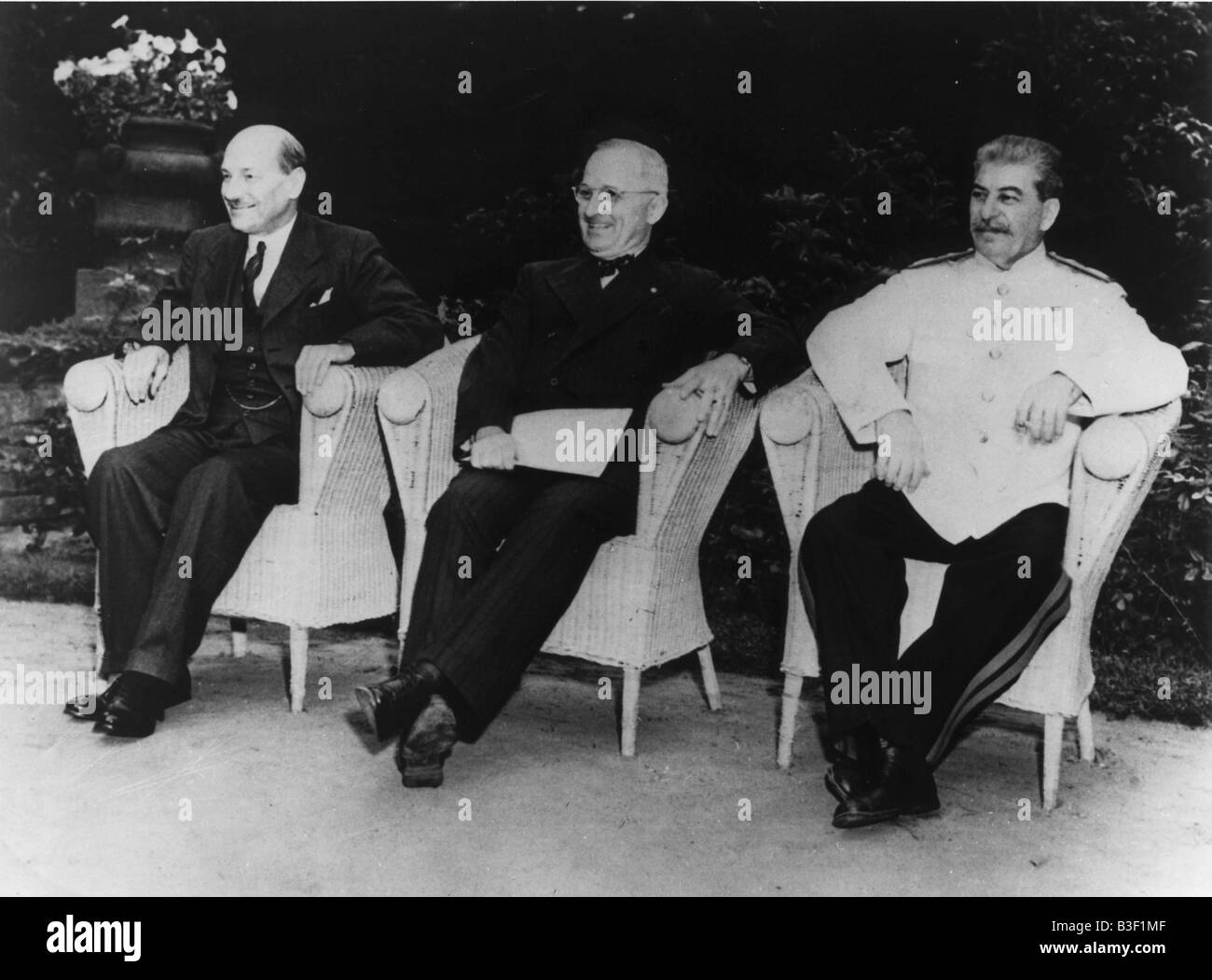 Potsdam Conference. Stock Photo
