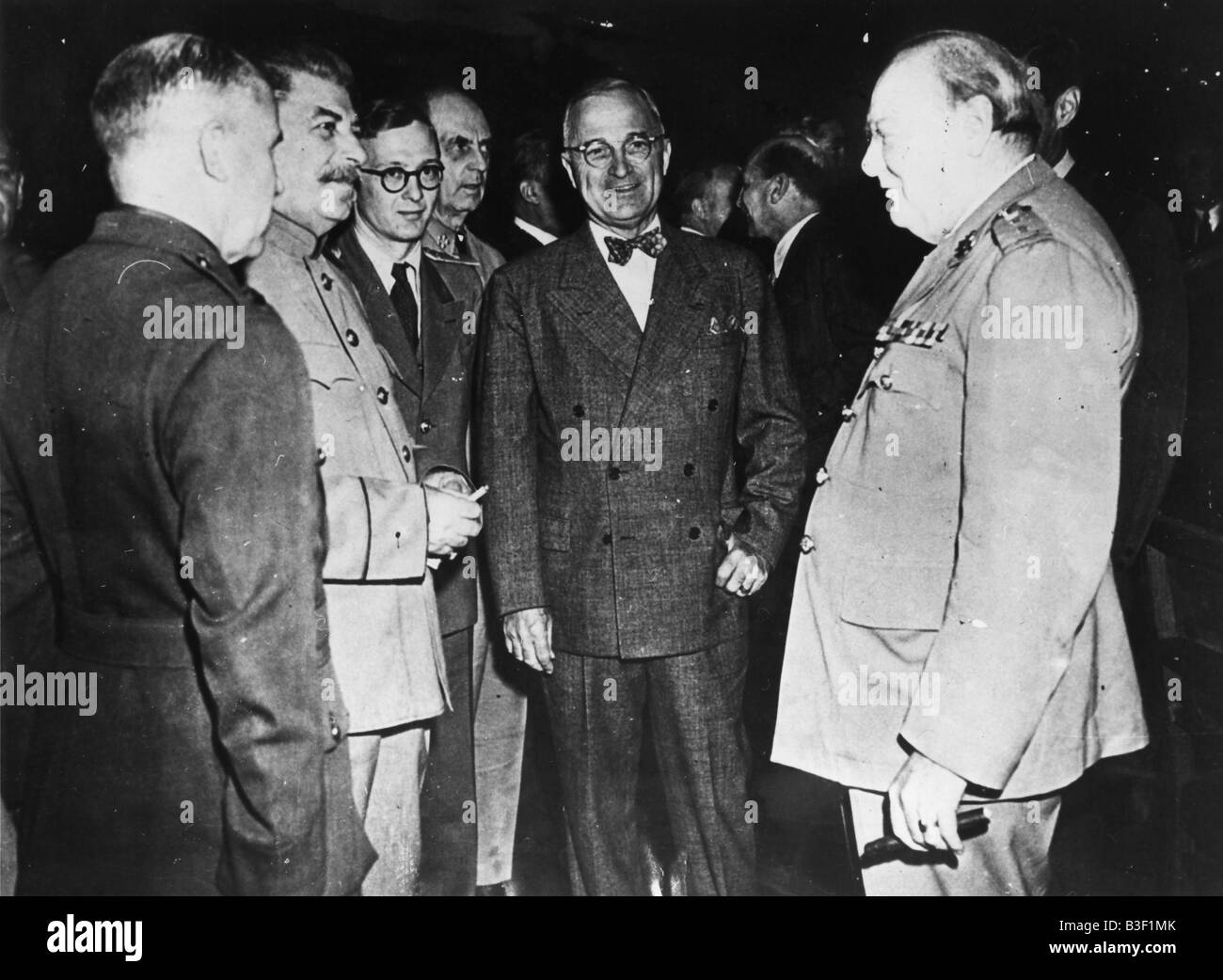 Potsdam Conference. Stock Photo