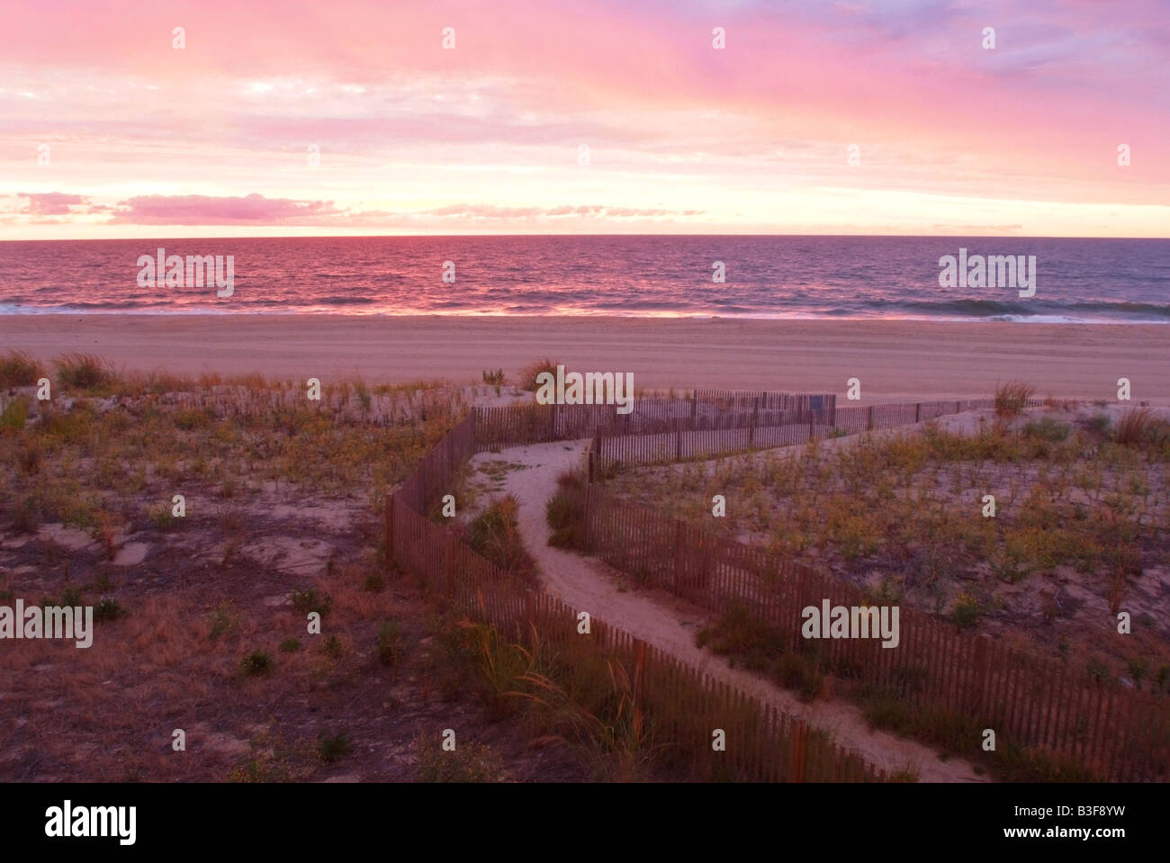 Atlantic Ocean Ocean City Maryland beach sunrise Stock Photo Alamy