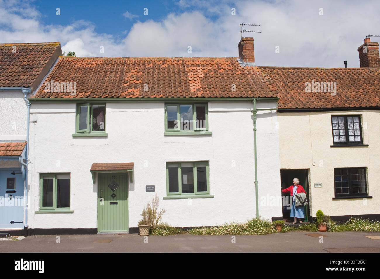 Holiday cottages in the somerset Village of Nether Stowey, England, UK