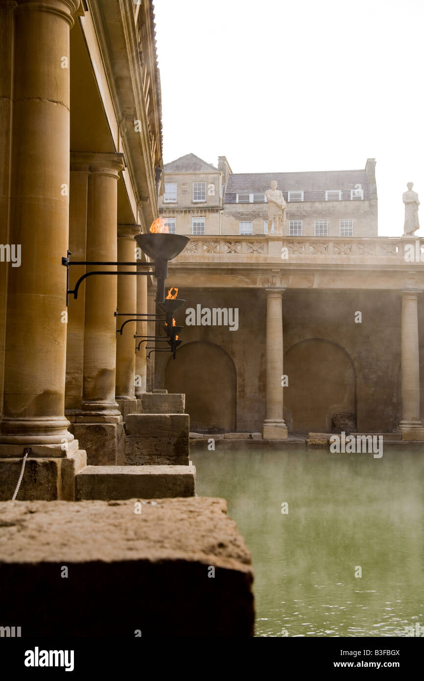 The Roman Baths, Bath, England Stock Photo