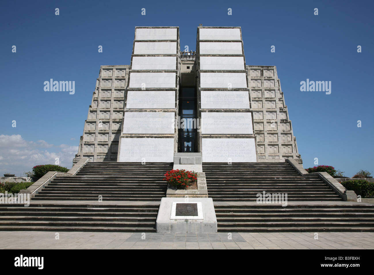 El Faro the Mausoleum of Christopher Columbus in Santo Domingo, Dominican Republic Stock Photo