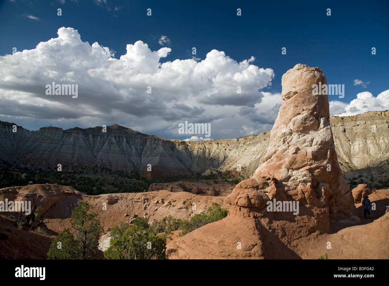 Cannonville Utah A sandstone spire at Kodachrome Basin State Park Stock