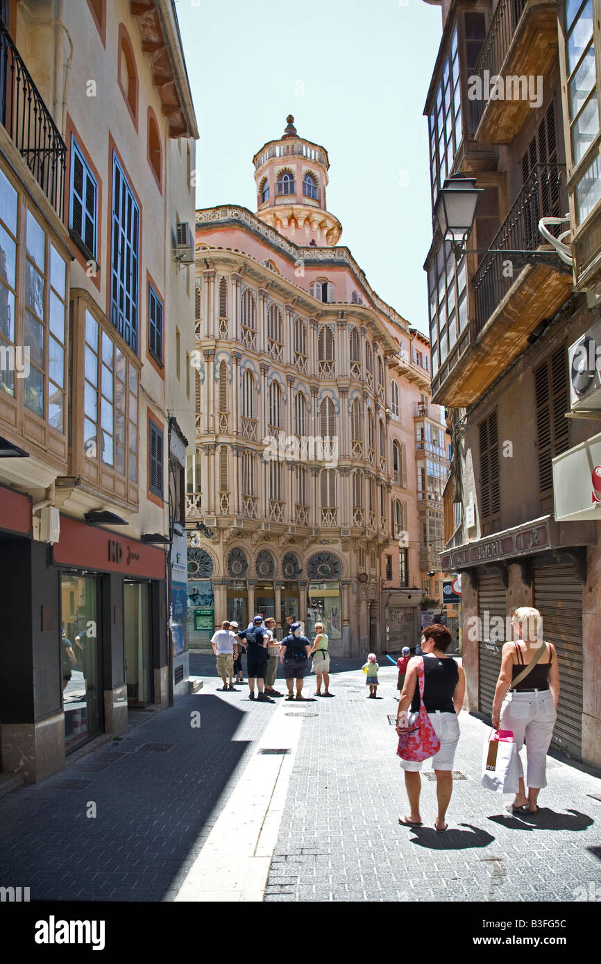 Street in Palma, Mallorca, Spain Stock Photo