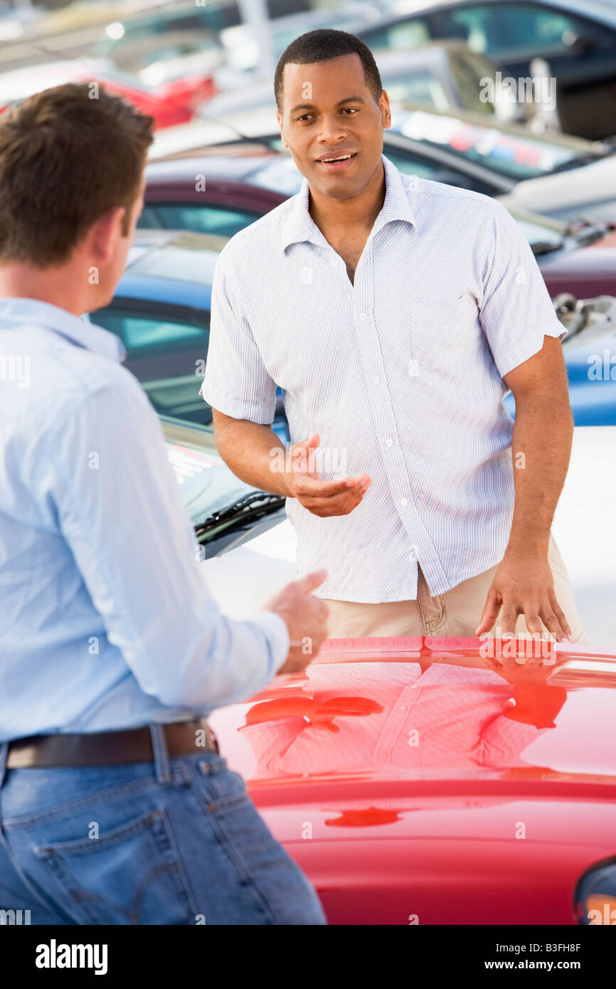 Man shopping for a new car Stock Photo Alamy