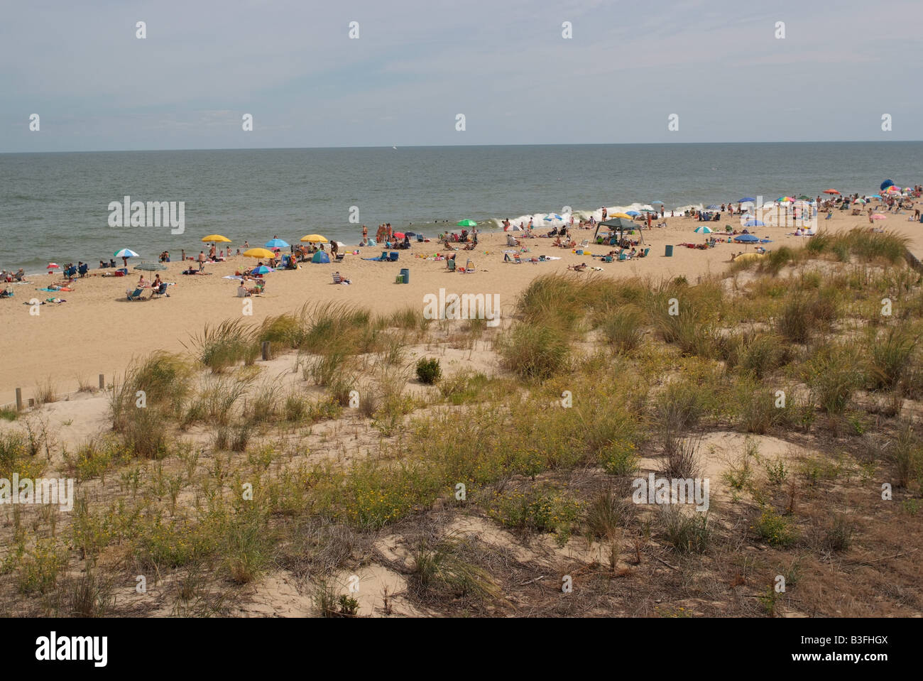 Atlantic Ocean Ocean City Maryland beach Summer Stock Photo Alamy