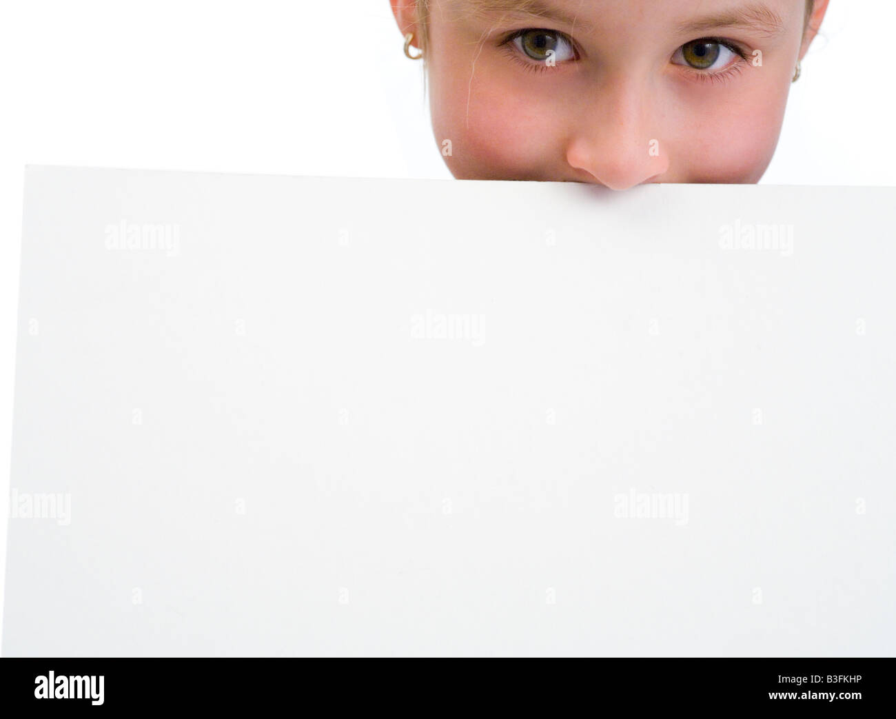 buried girl Stock Photo
